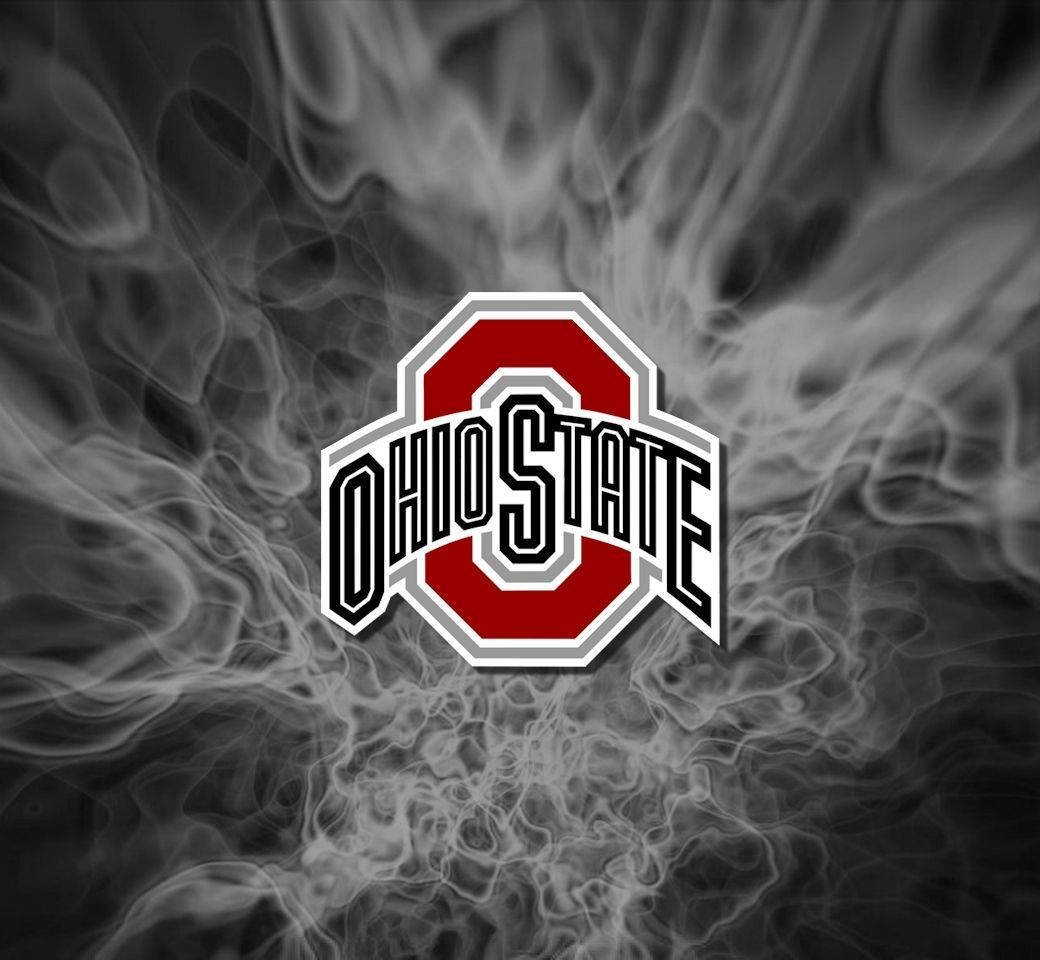 Red Ohio State Logo Background