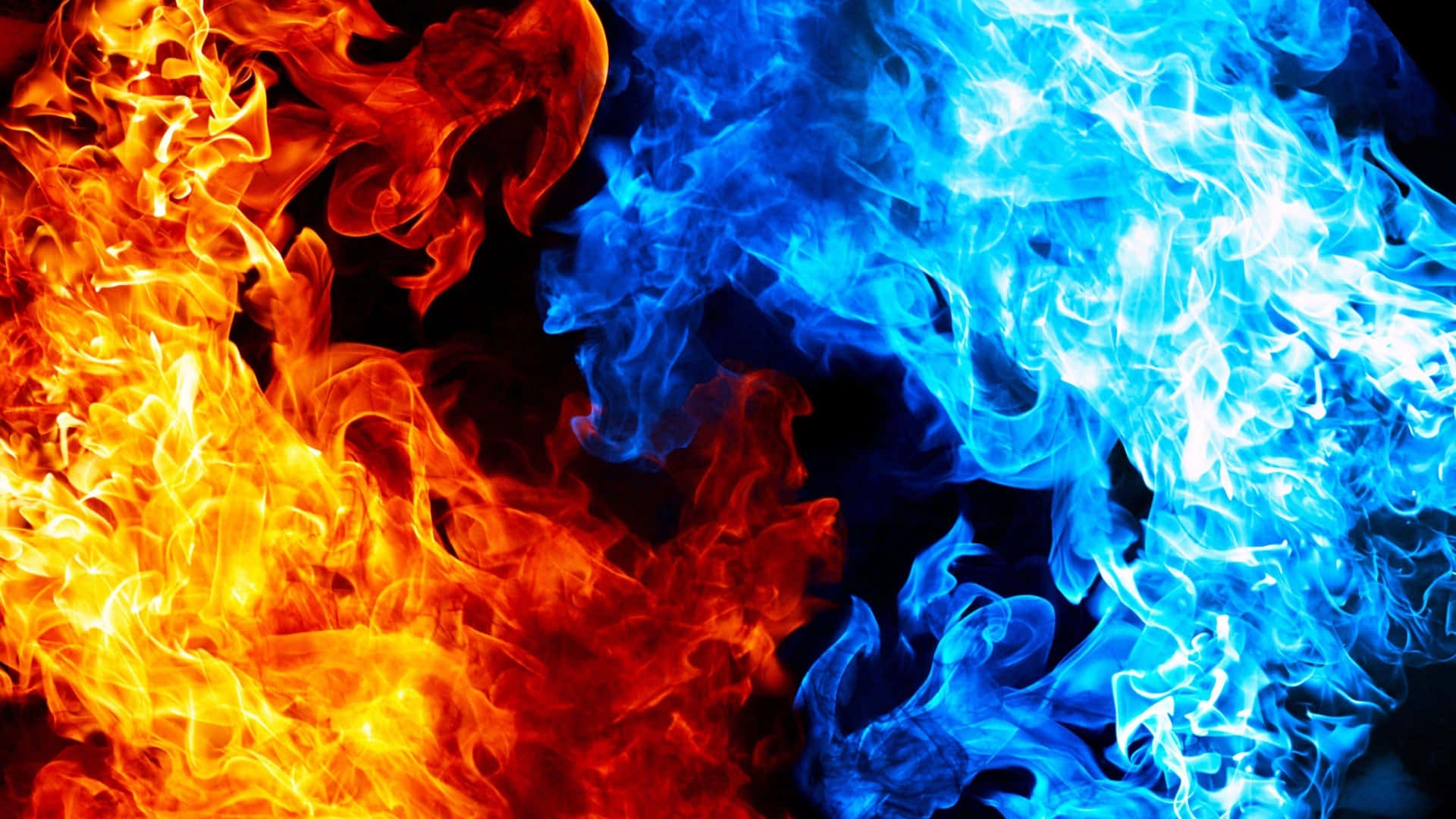 Red Orange Blue Fire Pfp Flame Wallpaper