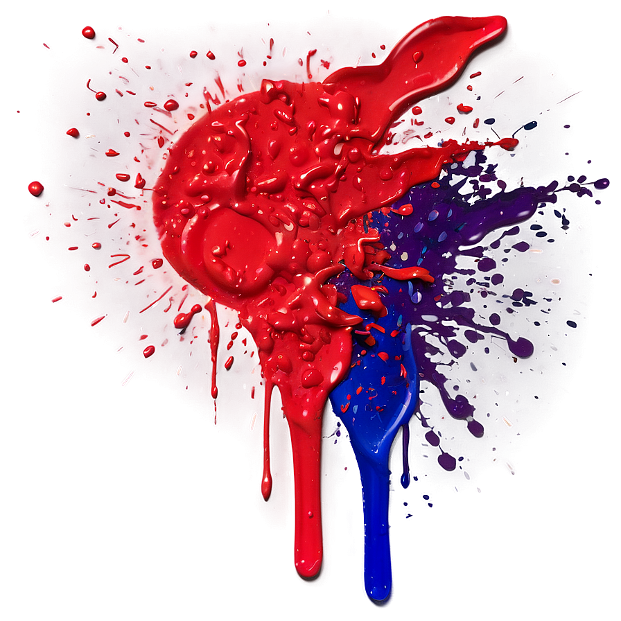 Red Paint Splatter Background Png Erw PNG