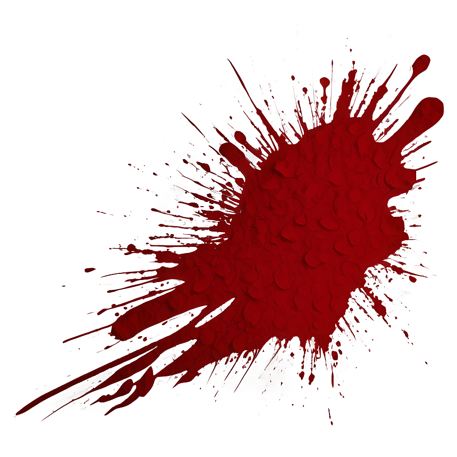 Red Paint Splatter Png 05062024 PNG