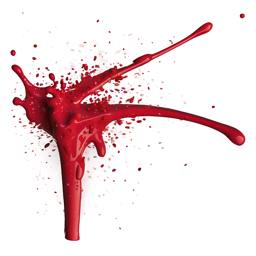 Red Paint Splatter Vector Png 70 PNG