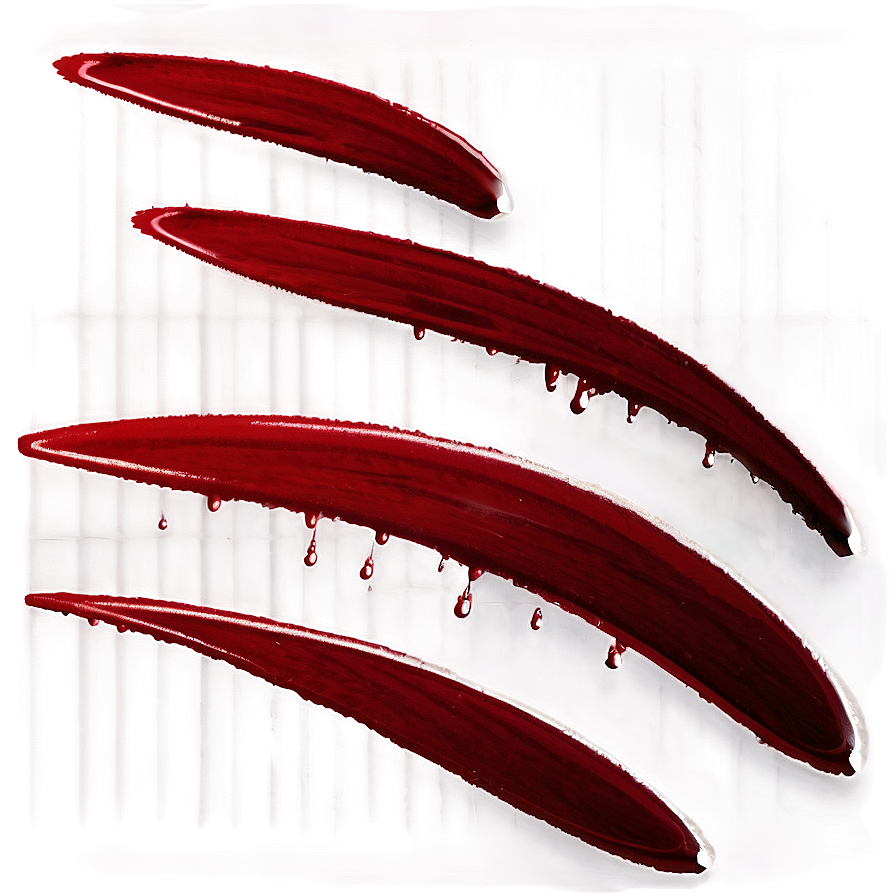 Red Paint Streak Png Lks46 PNG