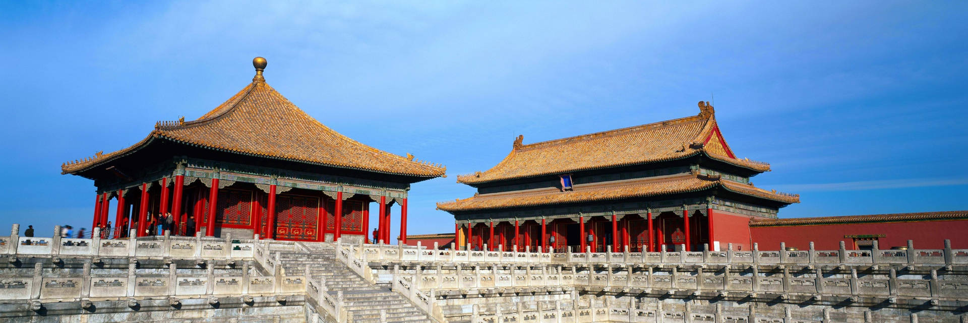Red Palaces Inside Forbidden City Wallpaper
