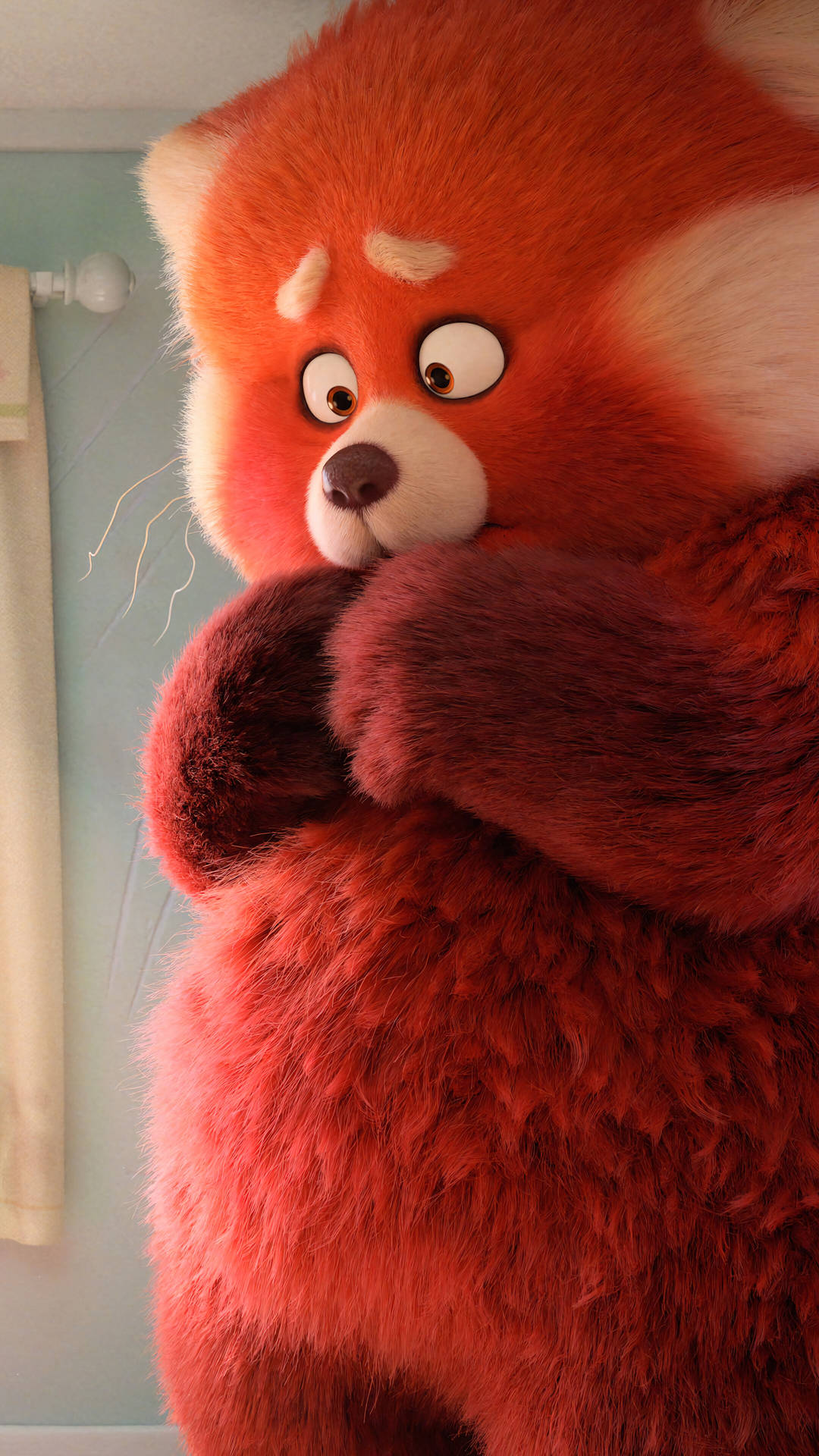 Red Panda In Turning Red Film Wallpaper