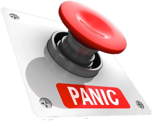 Red Panic Button PNG