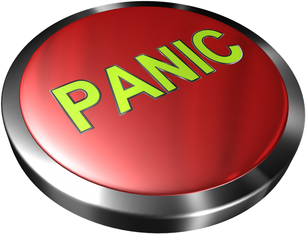 Red Panic Button PNG