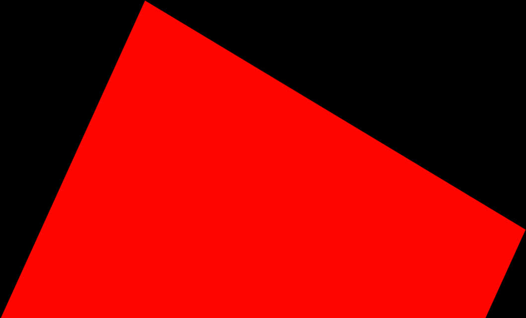 Red Parallelogram Black Background PNG