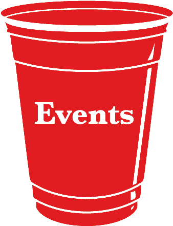 Red Party Cup Events Graphic PNG