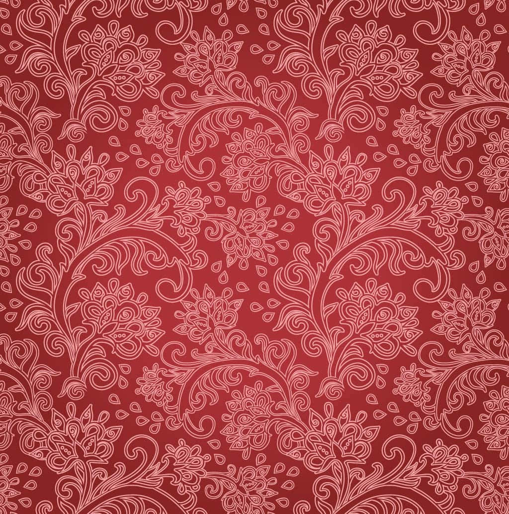 Red Patterned Wallpaper  Pattern wallpaper Victorian wallpaper Red  pattern