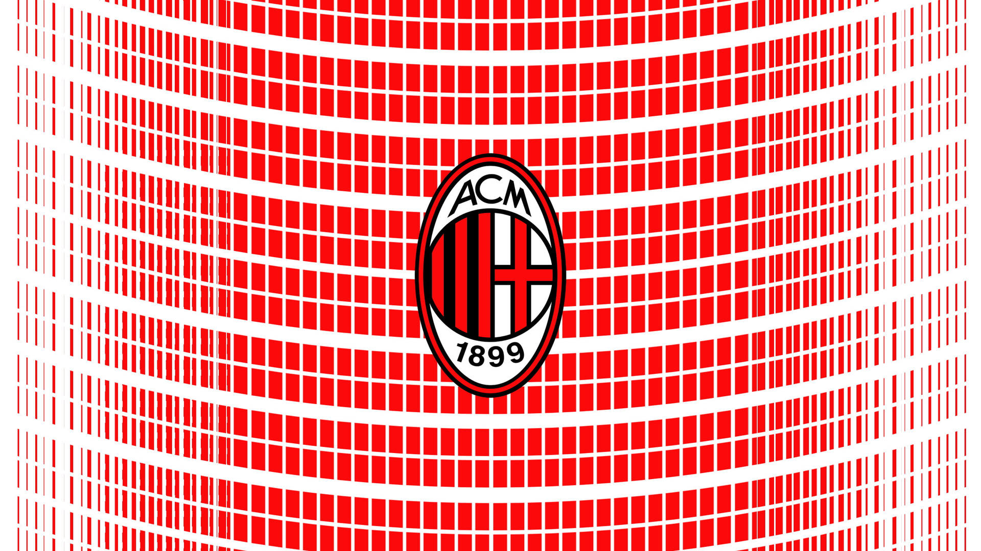 Red Patterned AC Milan Wallpaper