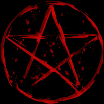 Download Red Pentagram Grungy Background | Wallpapers.com