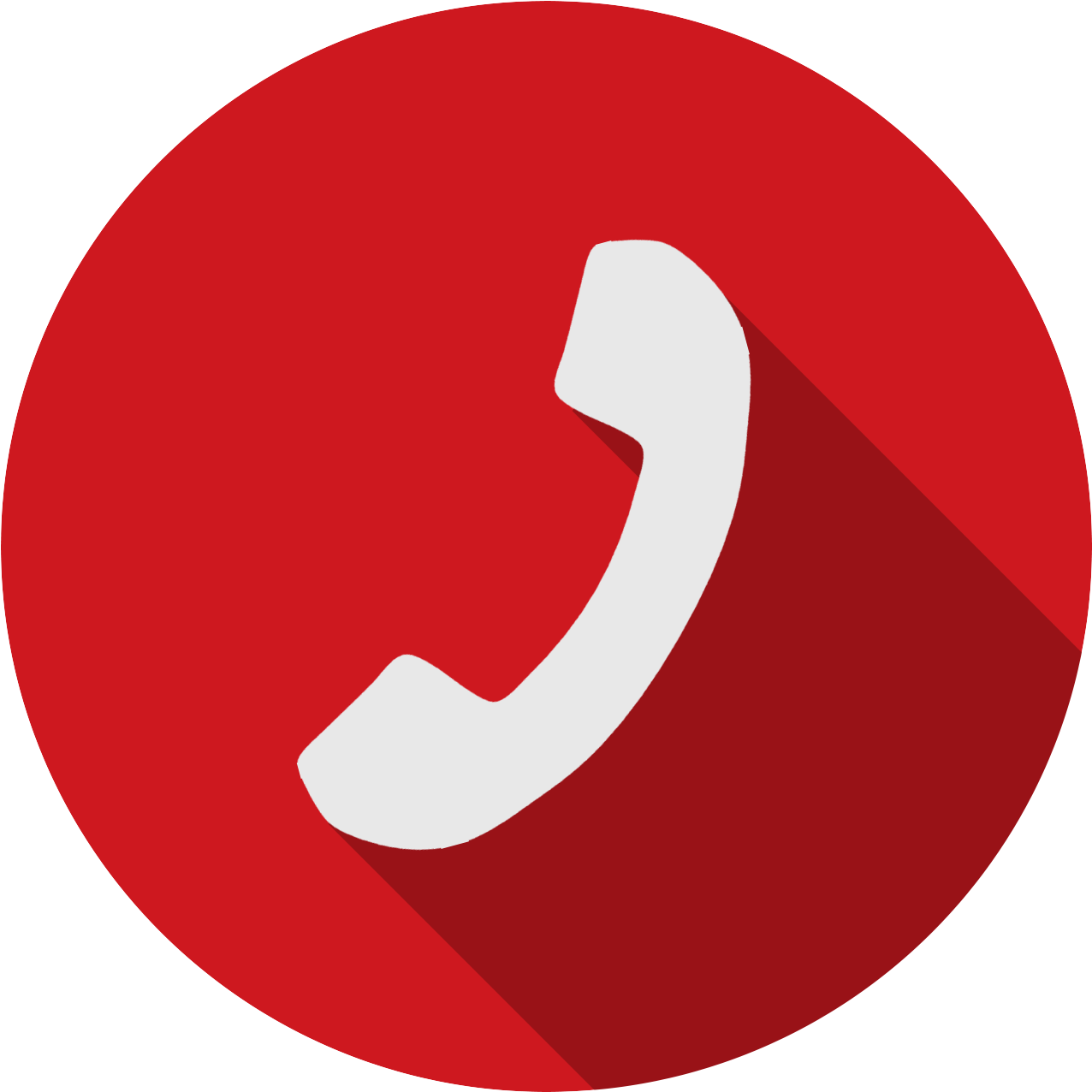 Red Phone Contact Icon PNG