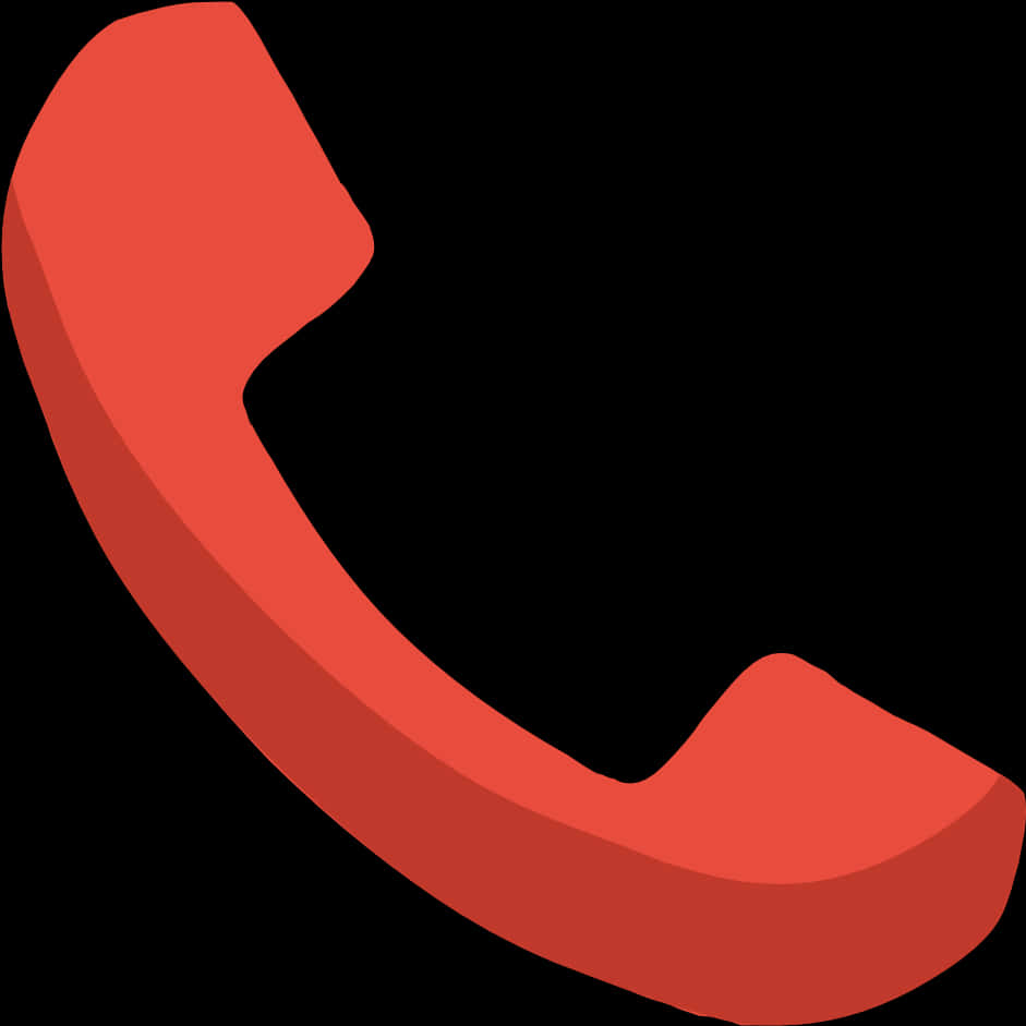 Red Phone Icon Graphic PNG