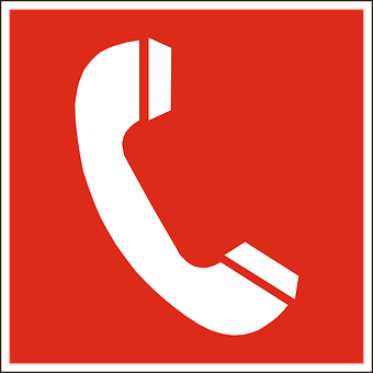 Red Phone Icon PNG