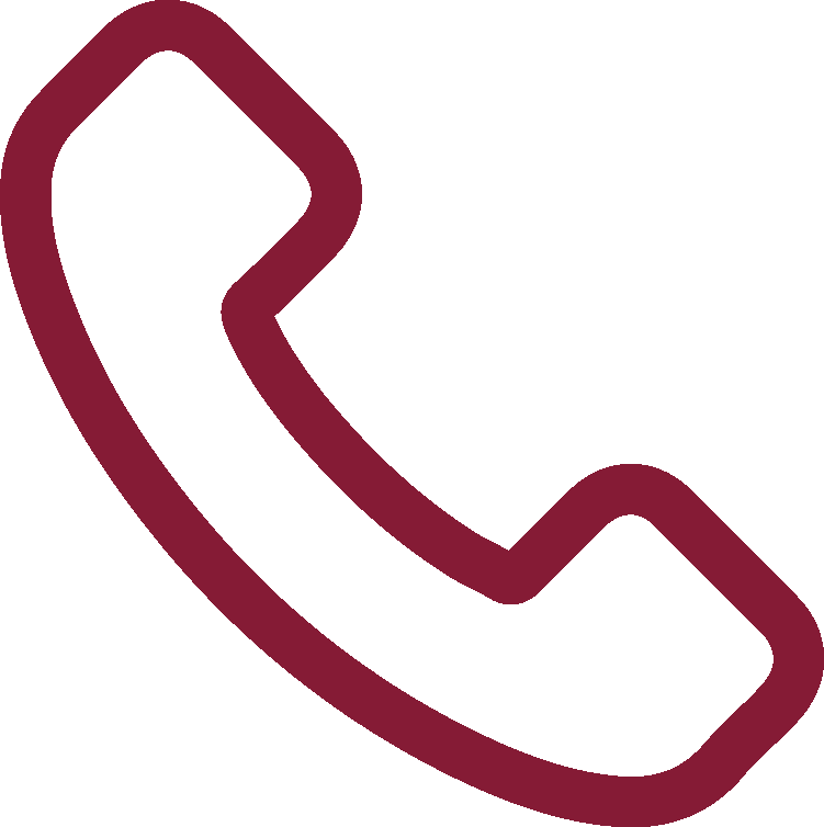 Red Phone Icon Simple PNG