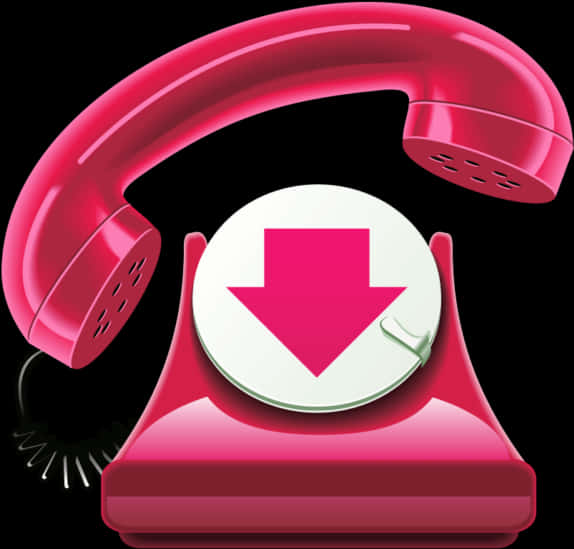Red Phone Download Icon PNG