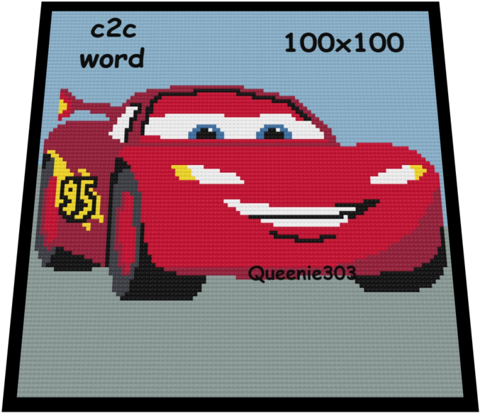 Red Pixel Racecar Artwork PNG