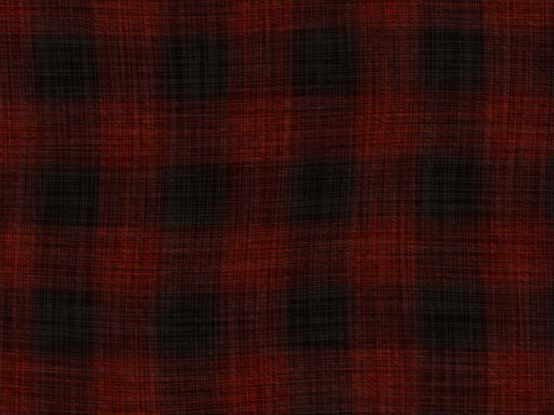 Buffalo Check In Red Plaid Background