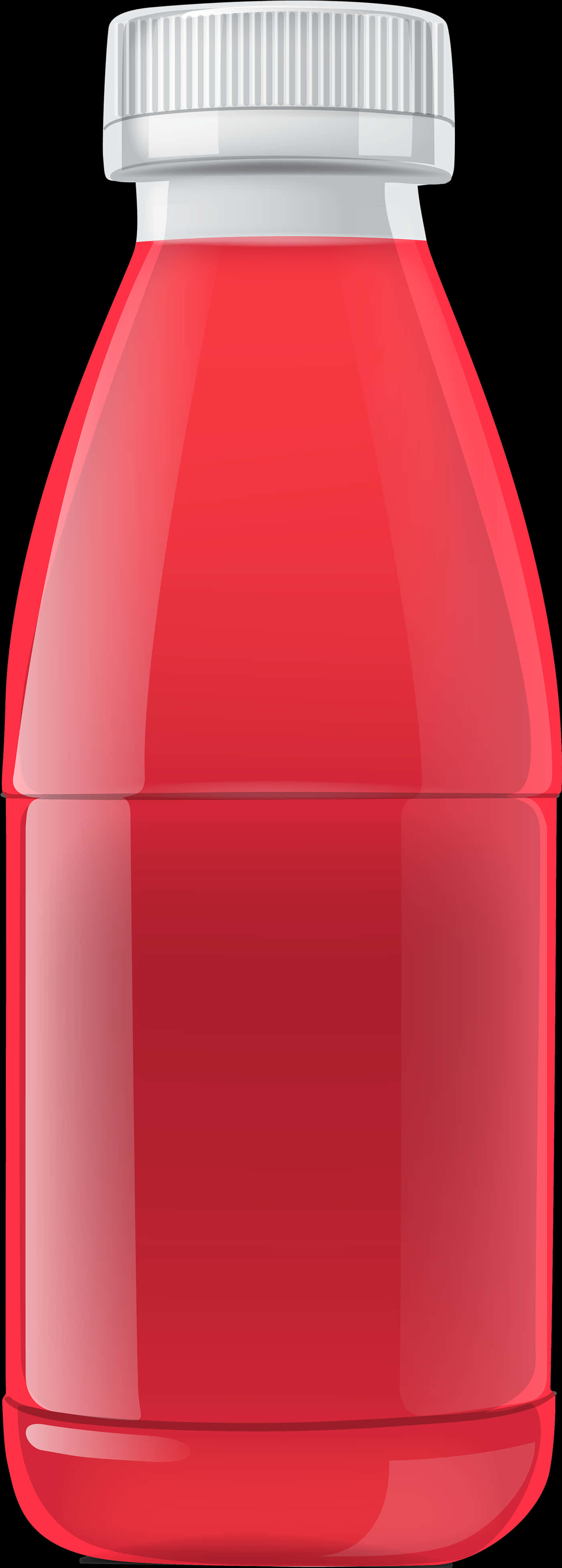 Red Plastic Bottle Vector PNG