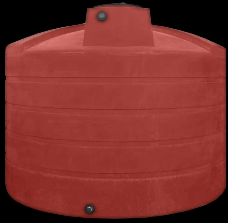 Red Plastic Water Tank Isolated PNG