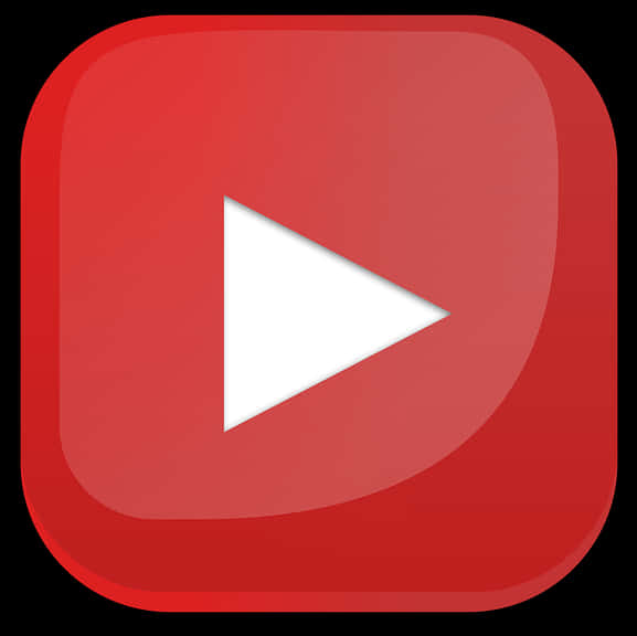 Red Play Button Icon PNG