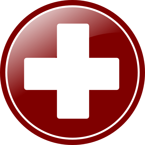 Red Plus Sign Icon PNG