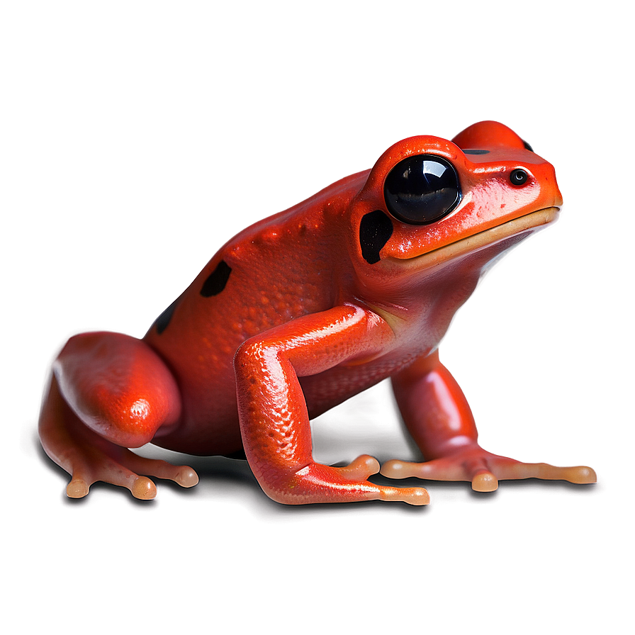 Red Poison Dart Frog Png 06132024 PNG