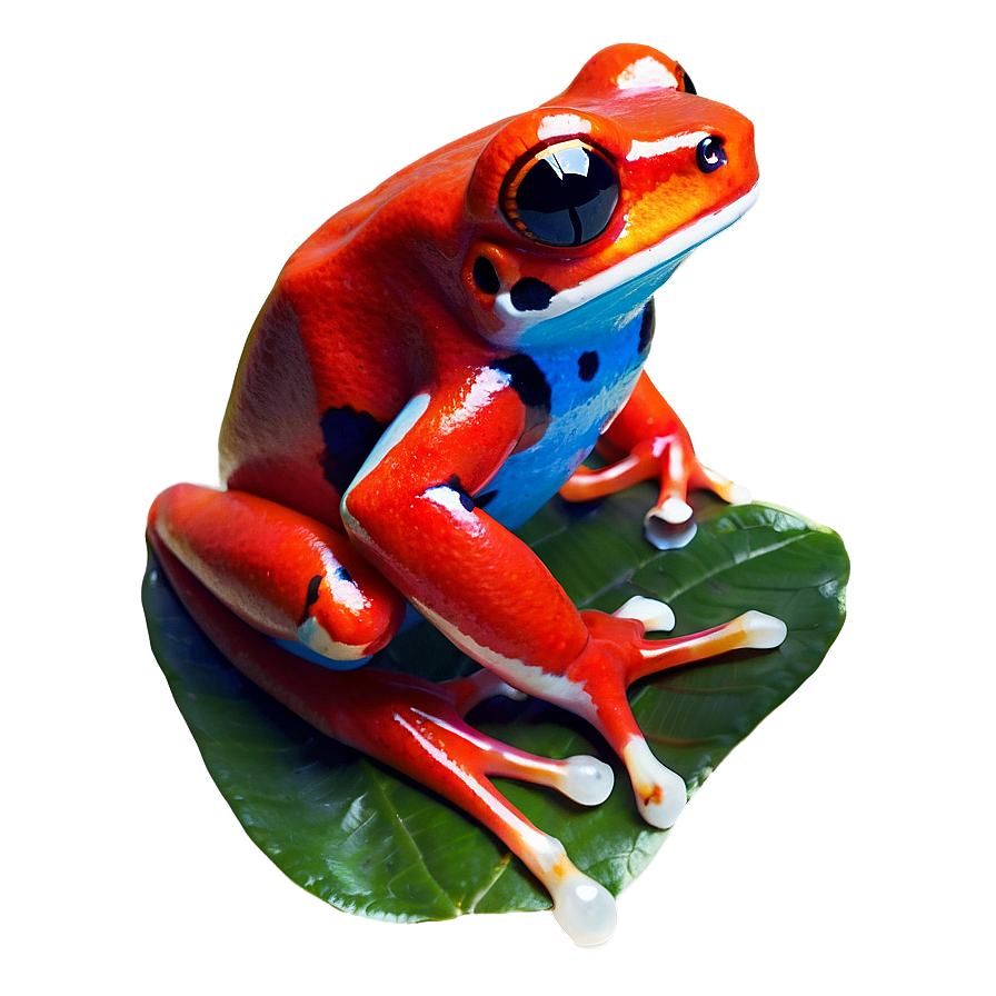 Red Poison Dart Frog Png 06132024 PNG