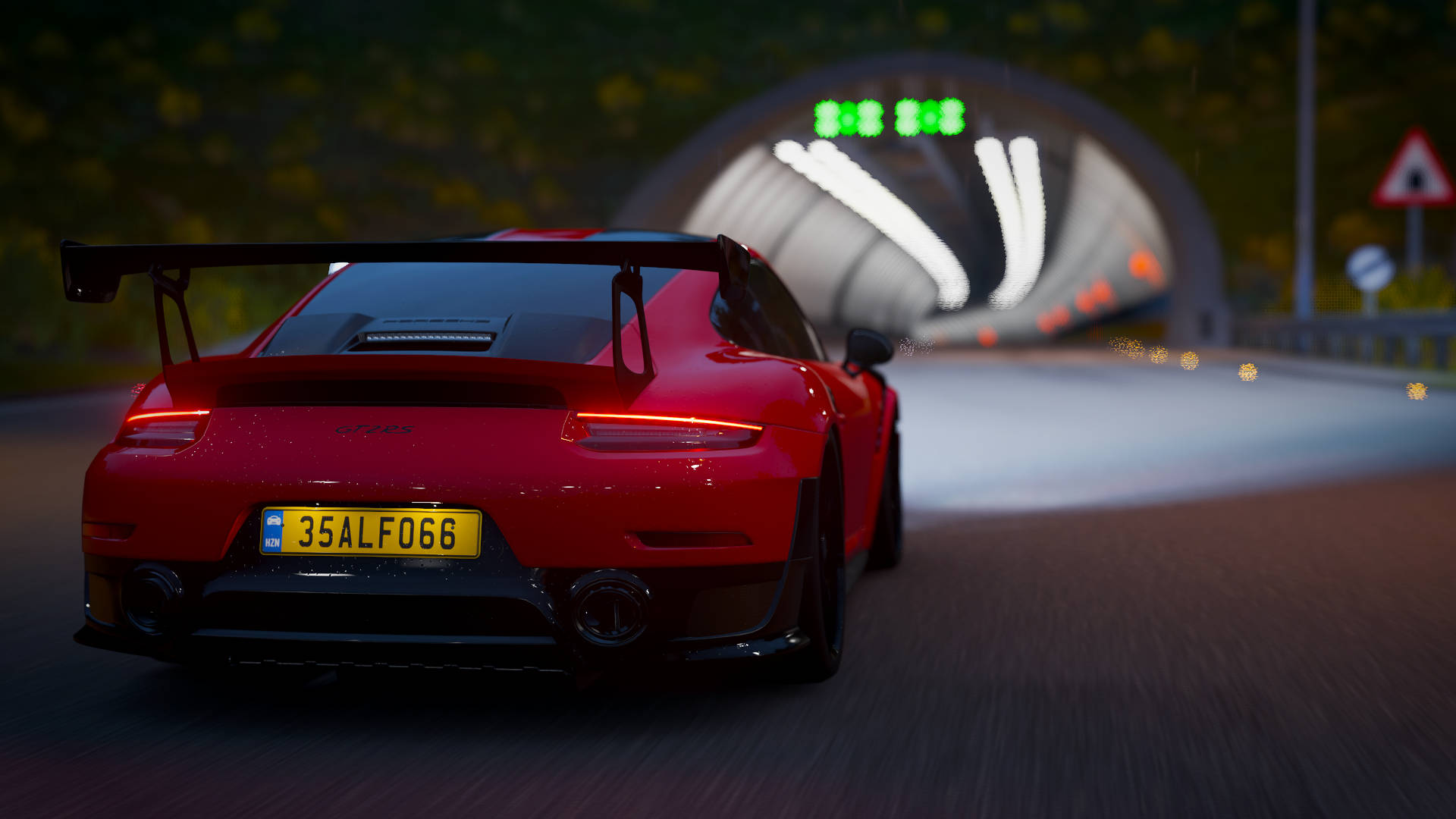 Red Porsche From Forza Horizon 4 Picture