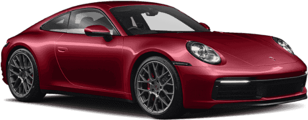 Red Porsche911 Carrera Side View PNG