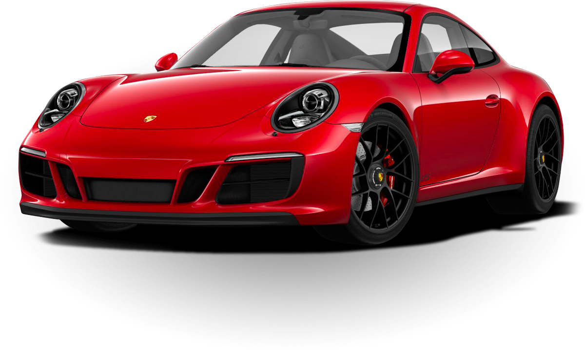 Red Porsche911 Carrera Side View PNG