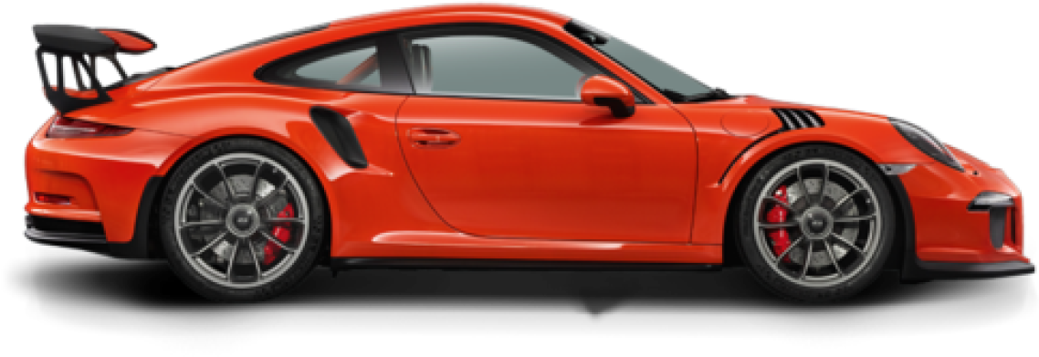 Red Porsche911 G T3 Side View PNG