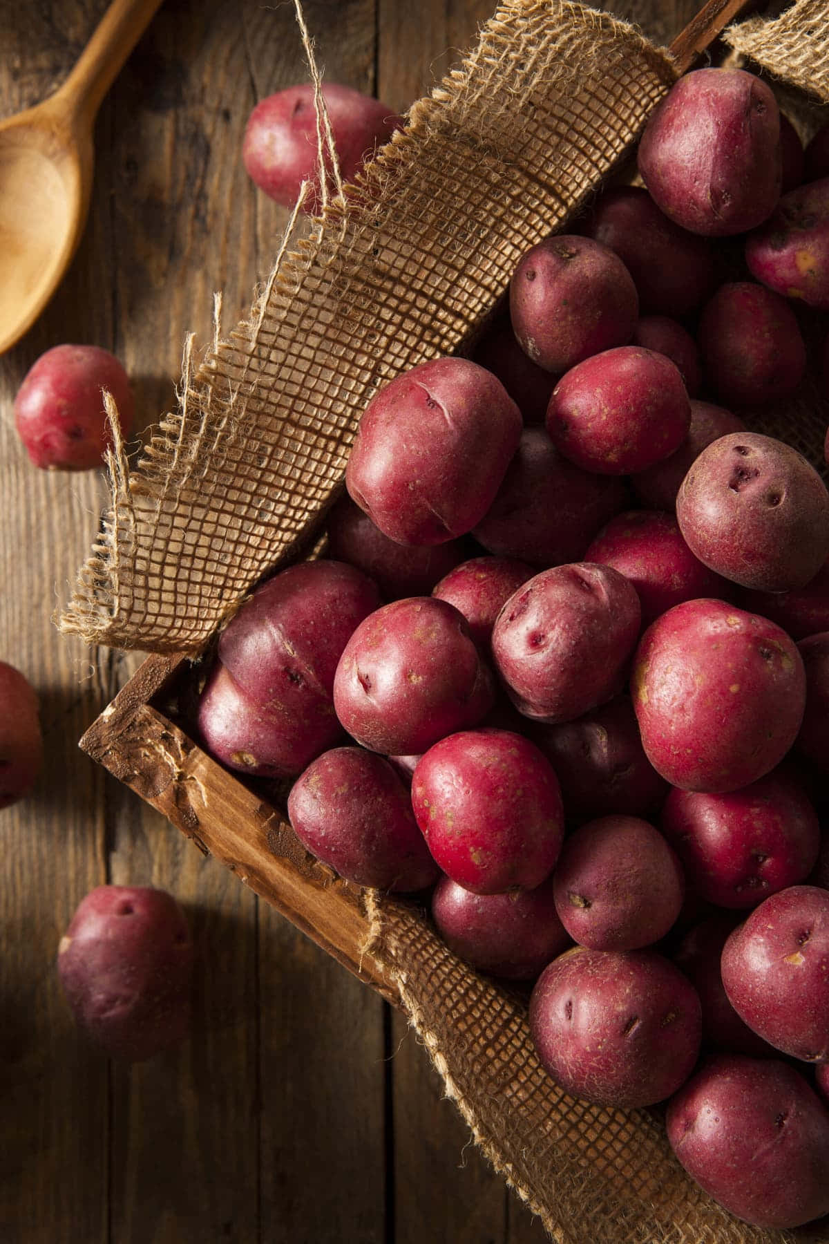 Fresh and Vibrant Red Potatoes Wallpaper