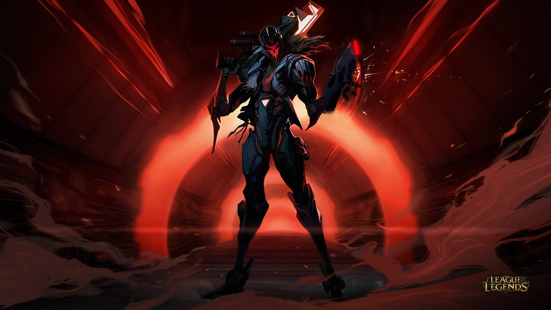 Red Project Jhin Lol Wallpaper