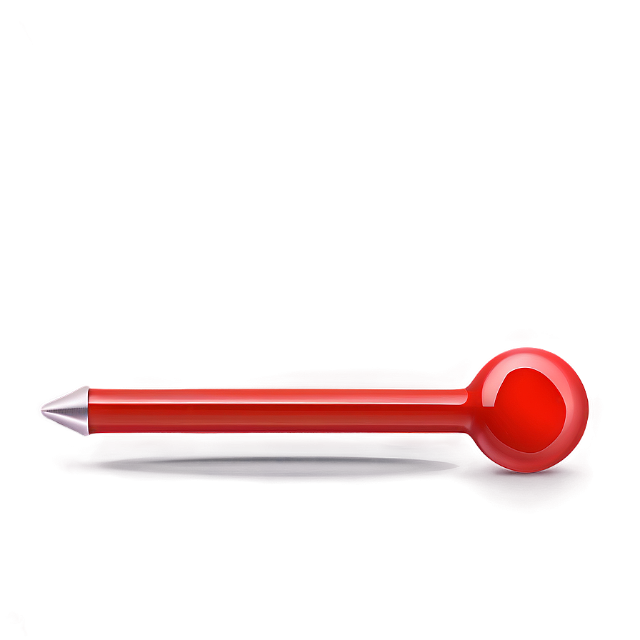 Red Push Pin Png 05252024 PNG