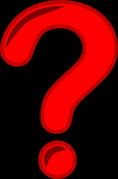 Red Question Mark Graphic PNG