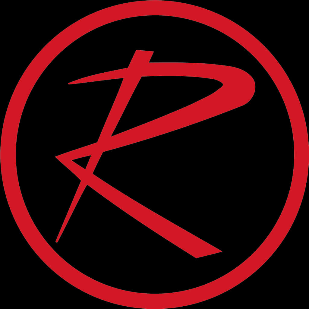 Red R Symbol Logo PNG
