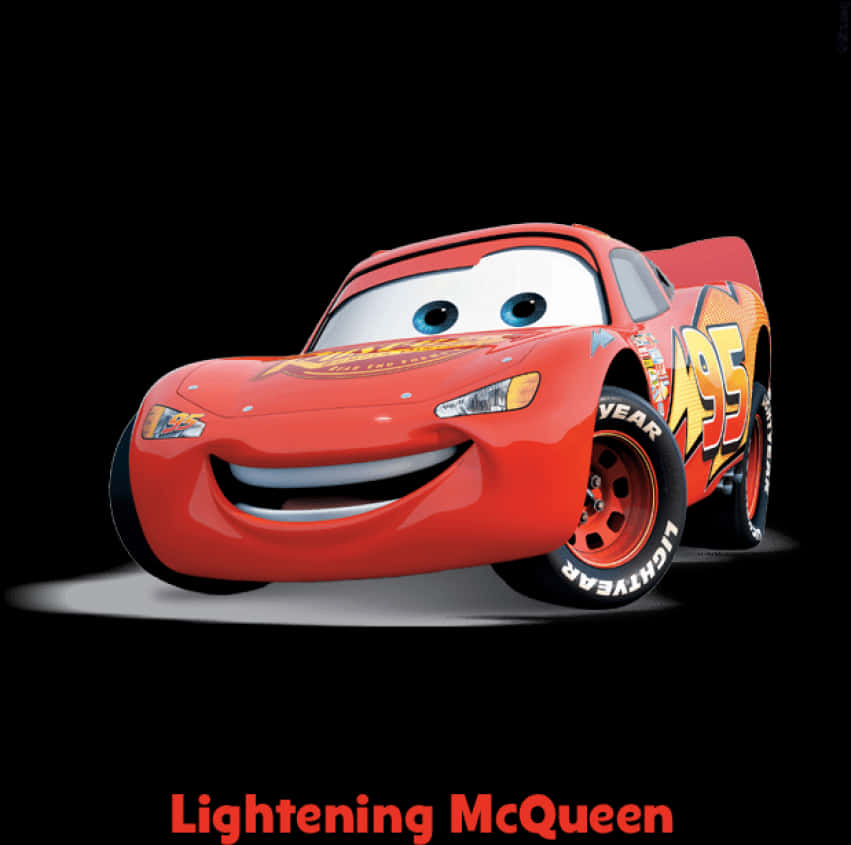 Red Racecar Animated Character PNG