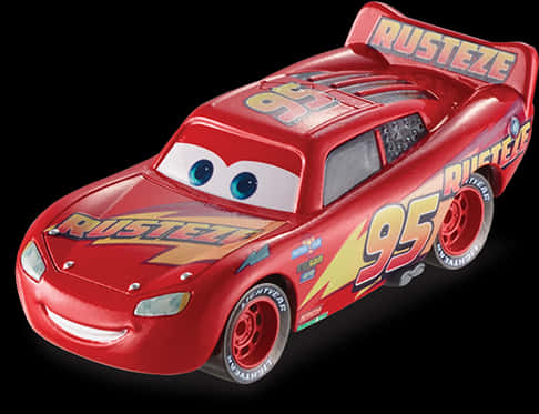 Red Racecar Character PNG