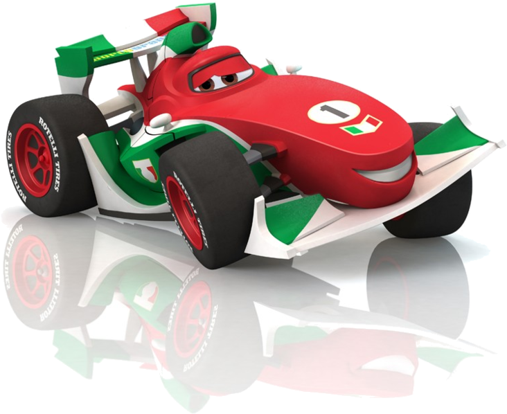 Red Racing Car Character PNG