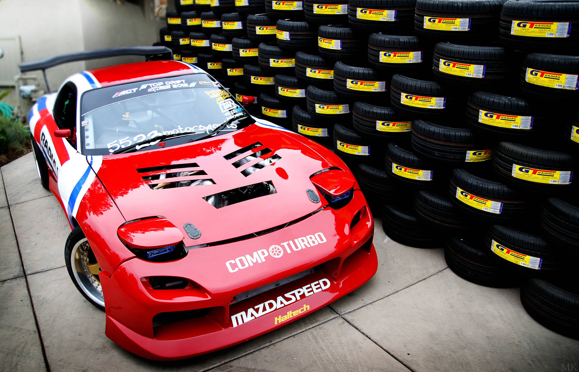 Red Racing Mazda Rx7