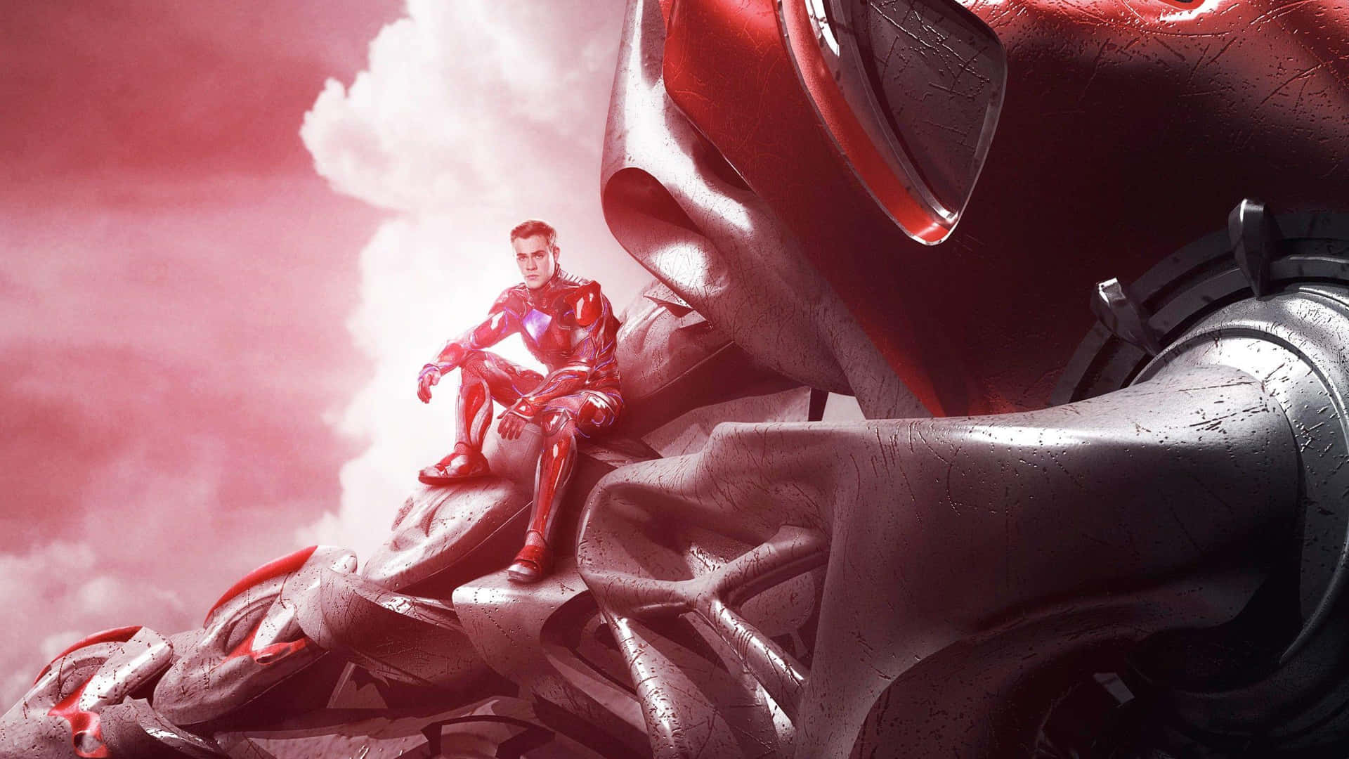 Red Ranger Power Pose Wallpaper