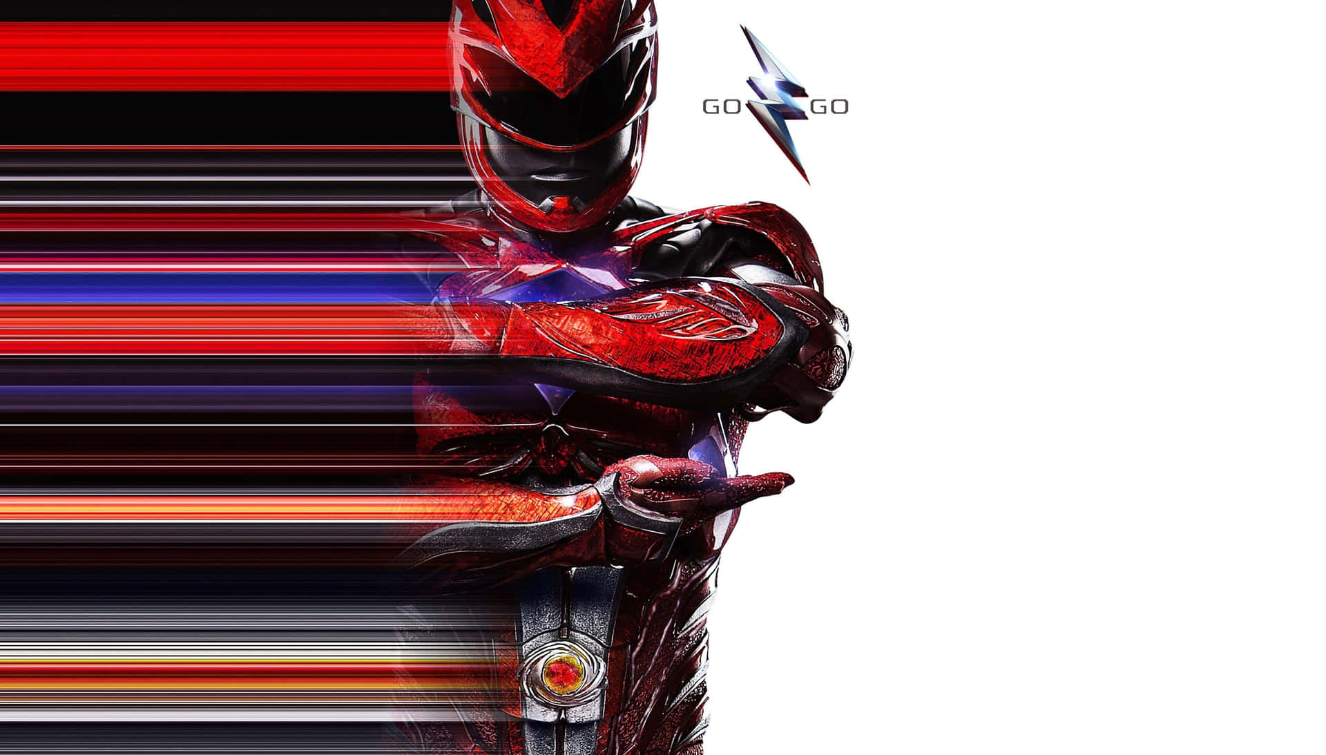 Red Ranger Speed Effect Artwork Wallpaper