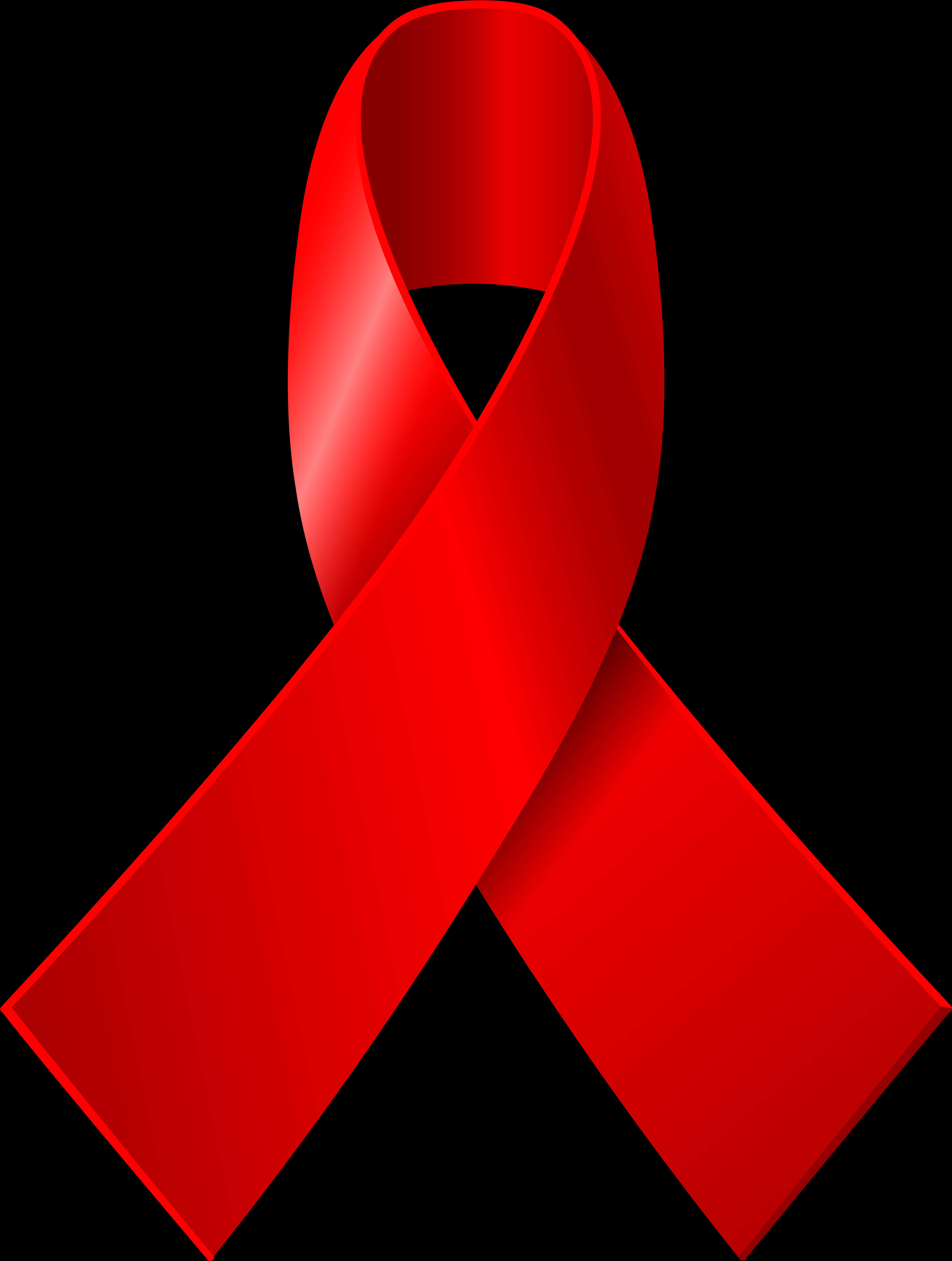 Red Ribbon Awareness Symbol PNG