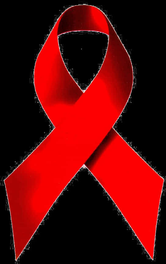 Red Ribbon Awareness Symbol PNG