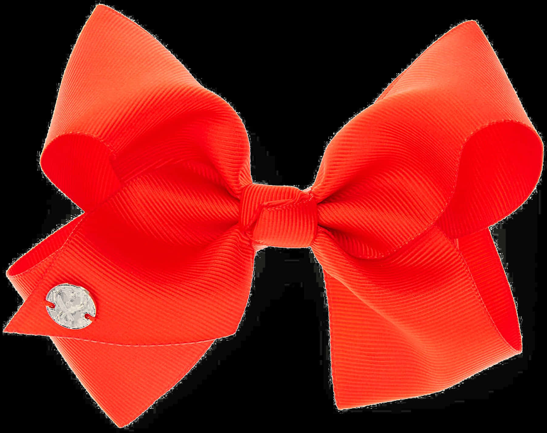 Red Ribbon Bow Accessory PNG
