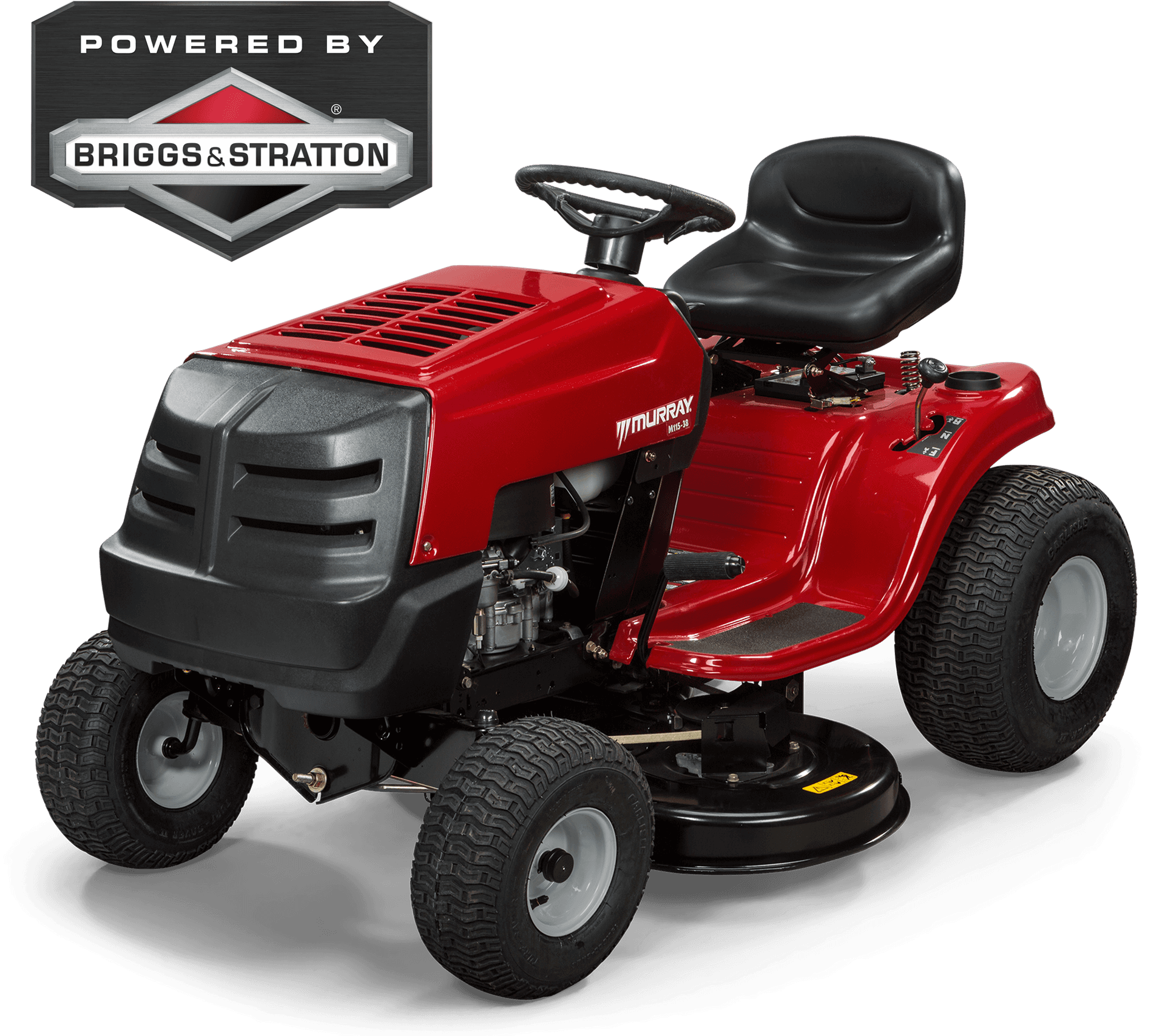 Red Riding Lawn Mower PNG