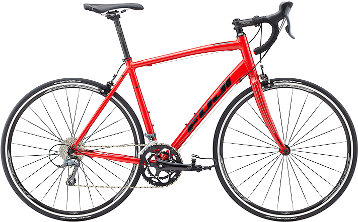 Red Road Bike Isolated PNG