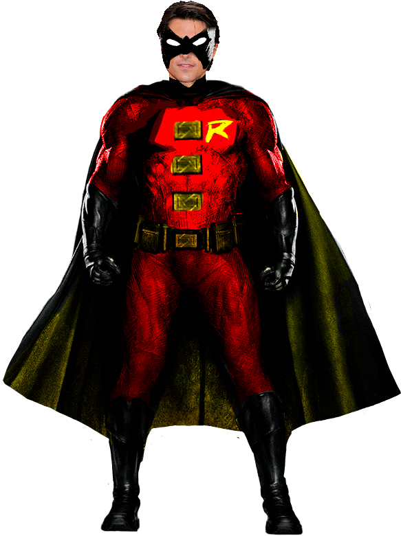 Red Robin Costume Standing PNG