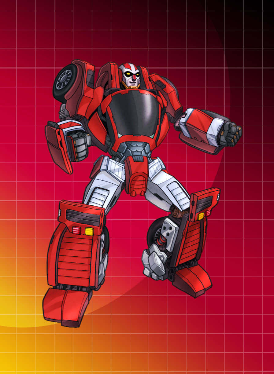 Red Robot Challenge Of The Gobots Wallpaper